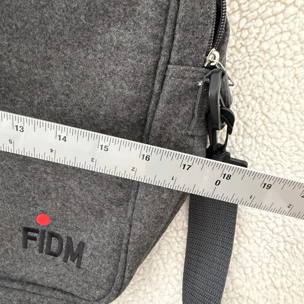 FIDM Felt Laptop Bag Briefcase - Fashion Institute of Design & Merchandising